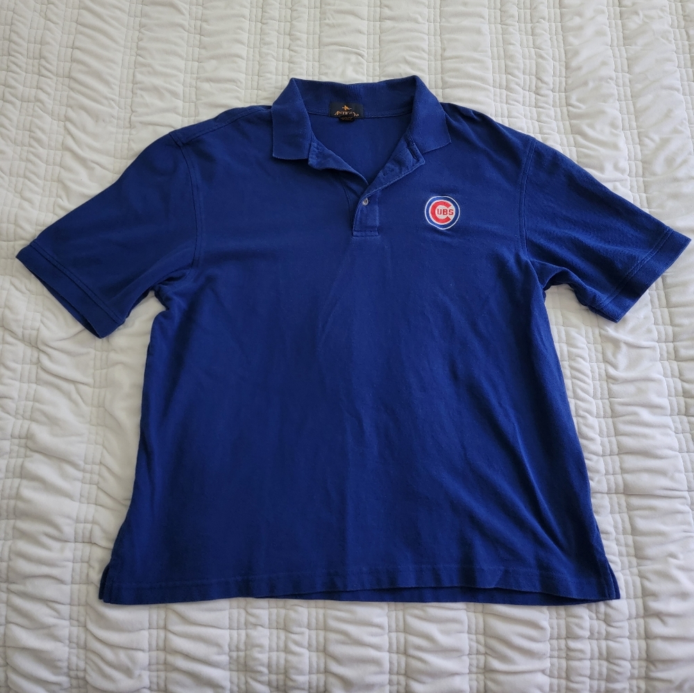 Chicago Cubs Mens Polo Stitched